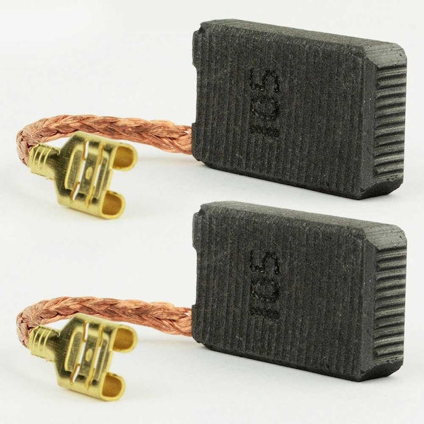 Superior Electric Aftermarket Japanese Carbon Brush Set Fits Bosch Power Tools Replaces Bosch 1617014126, PK 2 S81 - main